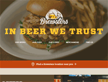 Tablet Screenshot of brewsters.ca